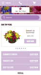 Mobile Screenshot of lakelandflorals.com