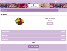 Tablet Screenshot of lakelandflorals.com